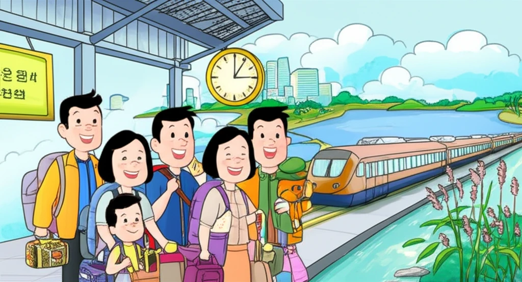 하동역 열차 운행 안내 이미지